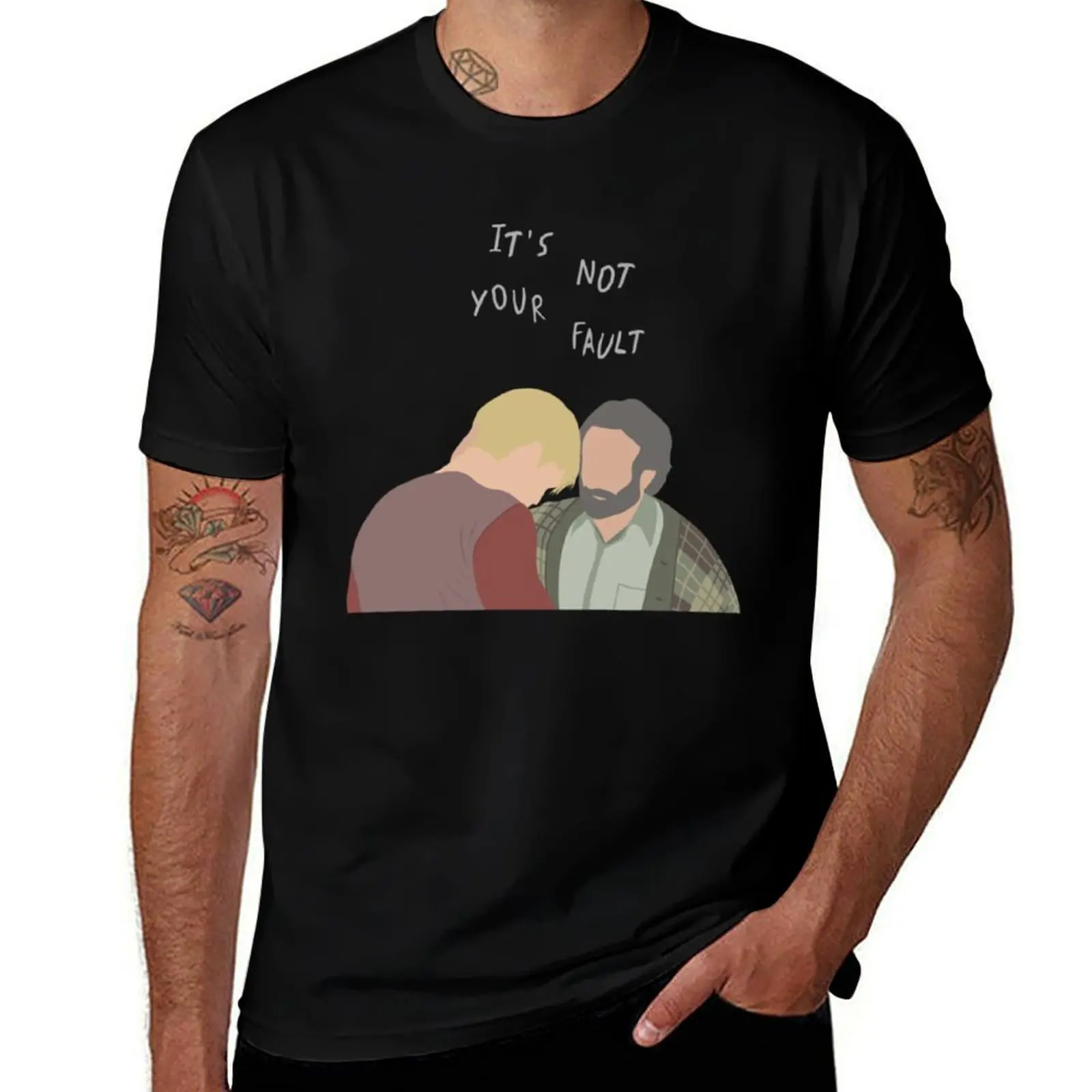 Good Will Hunting illustration T-Shirt Retro Style Print Casual Top T-Shirt