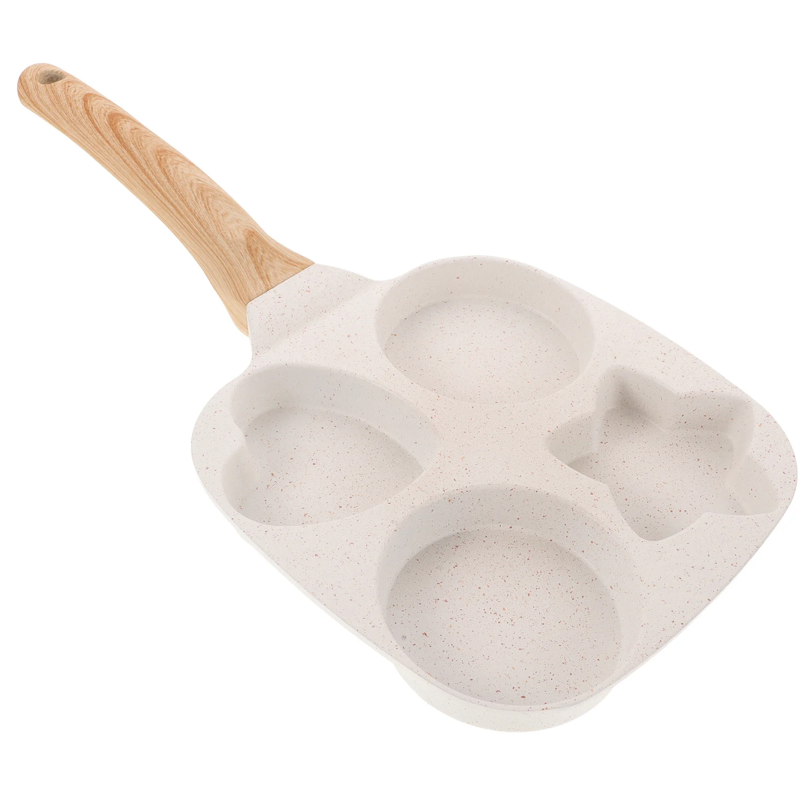 

Сковорода для яиц с антипригарным покрытием, 4 слота, посуда для завтрака для дома, кухни, ресторана, мини-сковорода для блинов, омлета