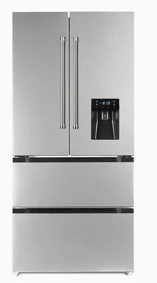 492L Chinese supplier Led display French door refrigerator smart