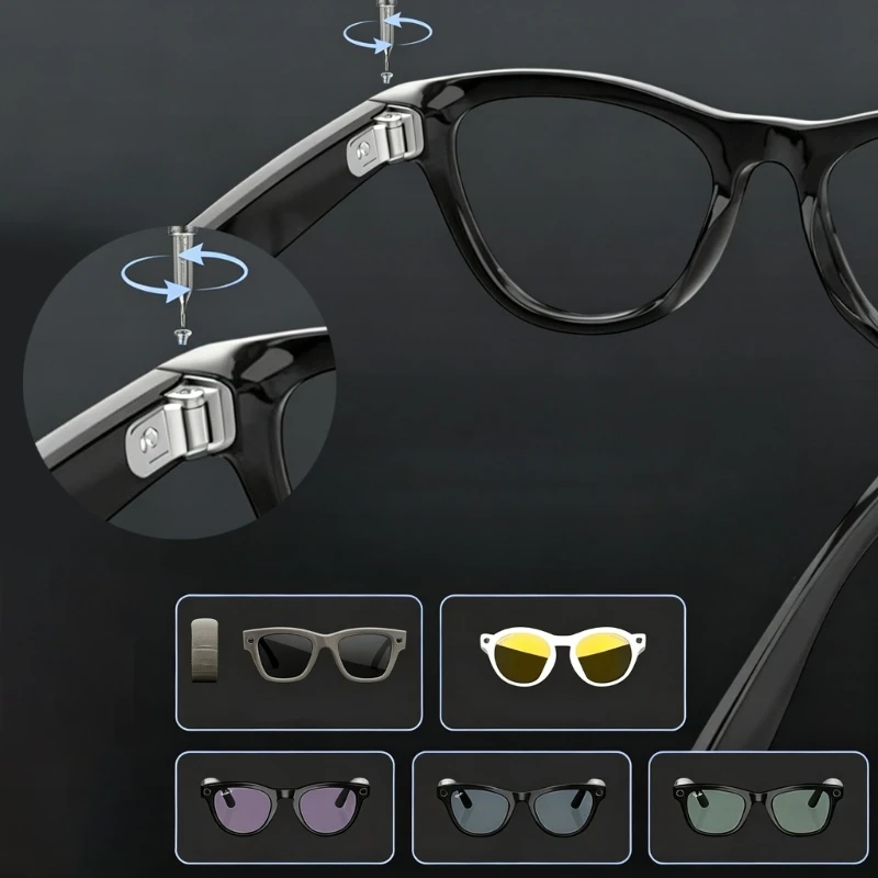 Glasses Side Arm Screw with 10 Spare Screws and Mini Driver