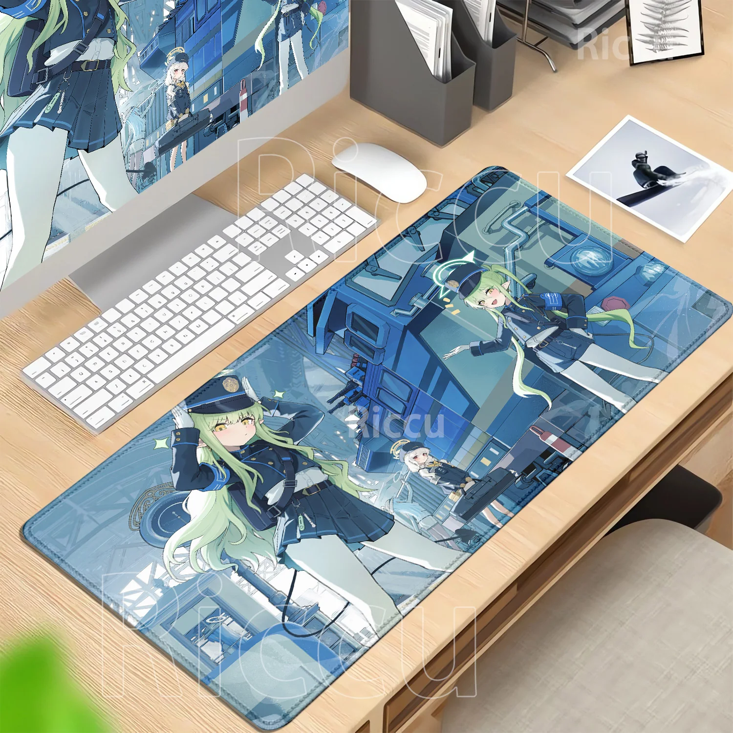 Gaming Mousepad Blue Archive H - Desk Setup Blue ulasan dan harga