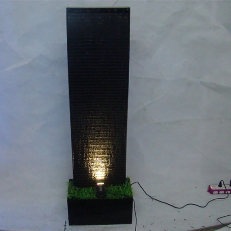 Custom. indoor or outdoor custom acrylic led light waterfall wall water fountain