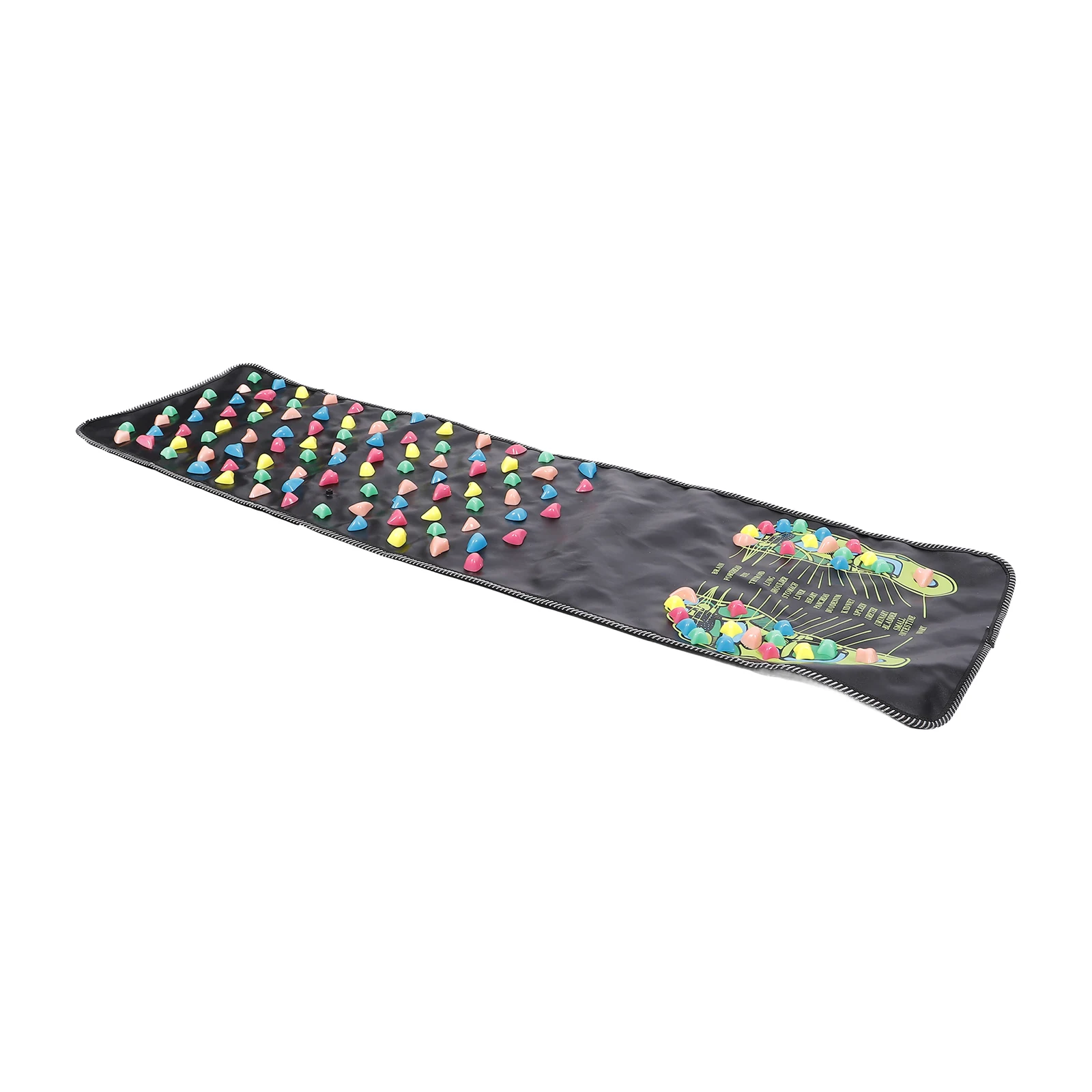 

Toe Pressure Board Foot Sole Massager Mat Foldable Foot Care Massage Pad Acupoint Stimulation Tool For Home Travel Reusable
