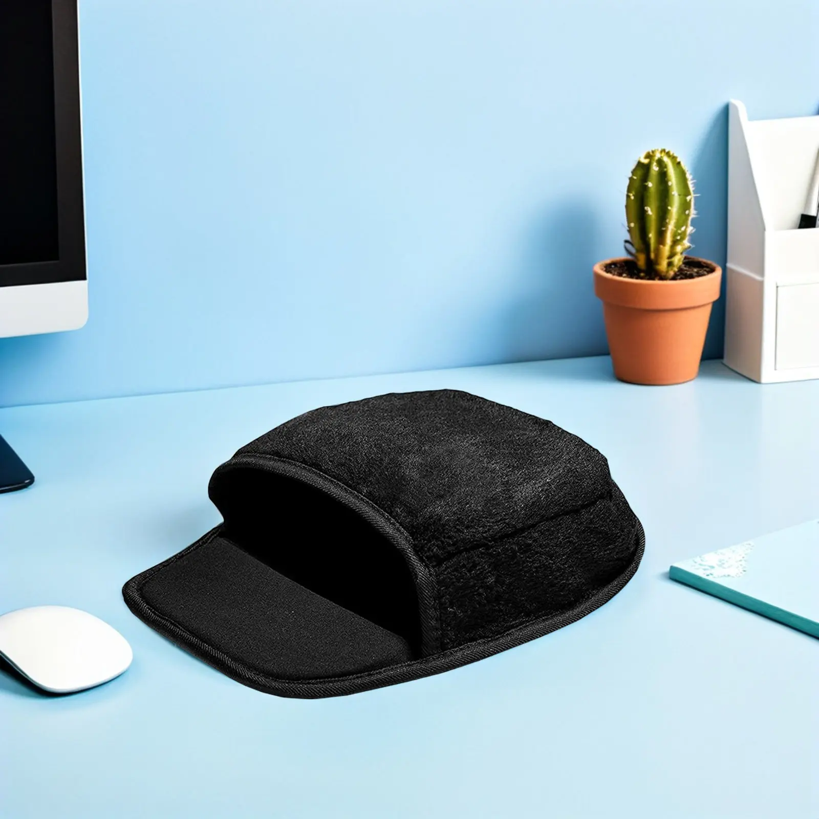 

USB Powered Heated Mouse Pad Winter Warm Mouse Cushion Smooth Surface Reinforced Edge Durability for Office Home Work