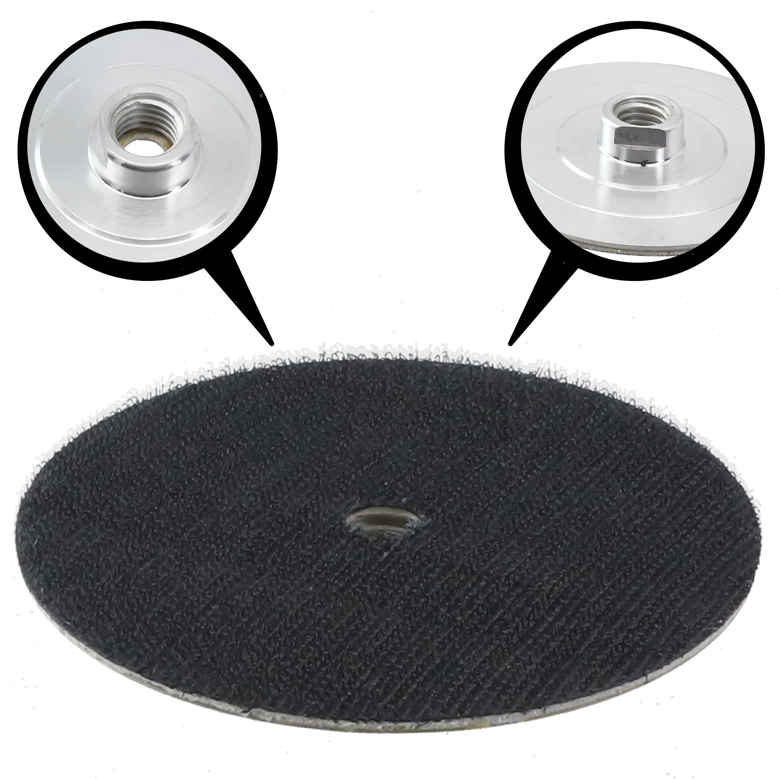 1PC 3/4inch Backer Pad Diamond Polishing Pad Hook & Loop Aluminum Base Backing Holder For M10 M16 5/8-11Thread AngIe Grinder