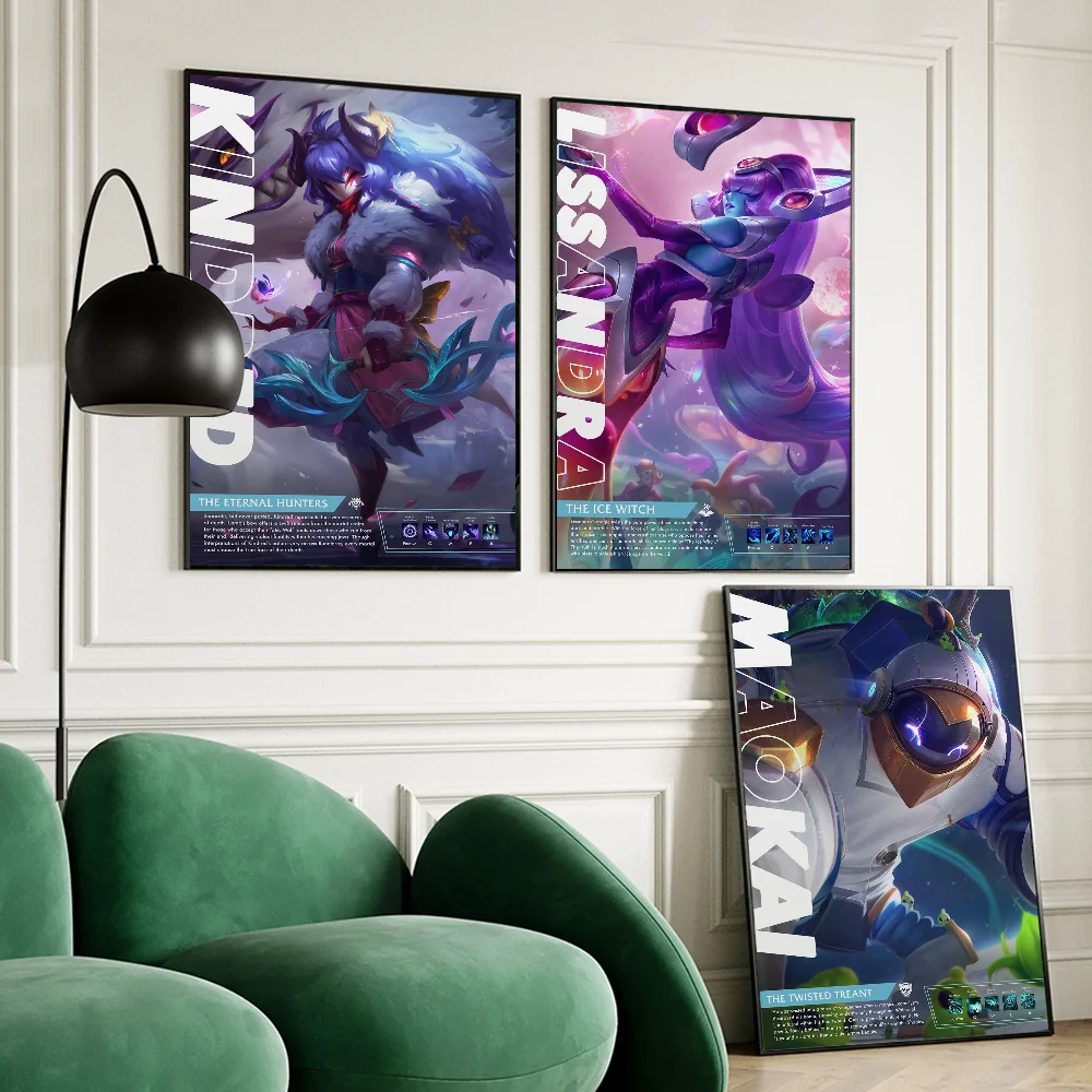 League of Legends Classic Movie Posters HD Quality Poster Wall Art Painting Study Nordic Home Decor