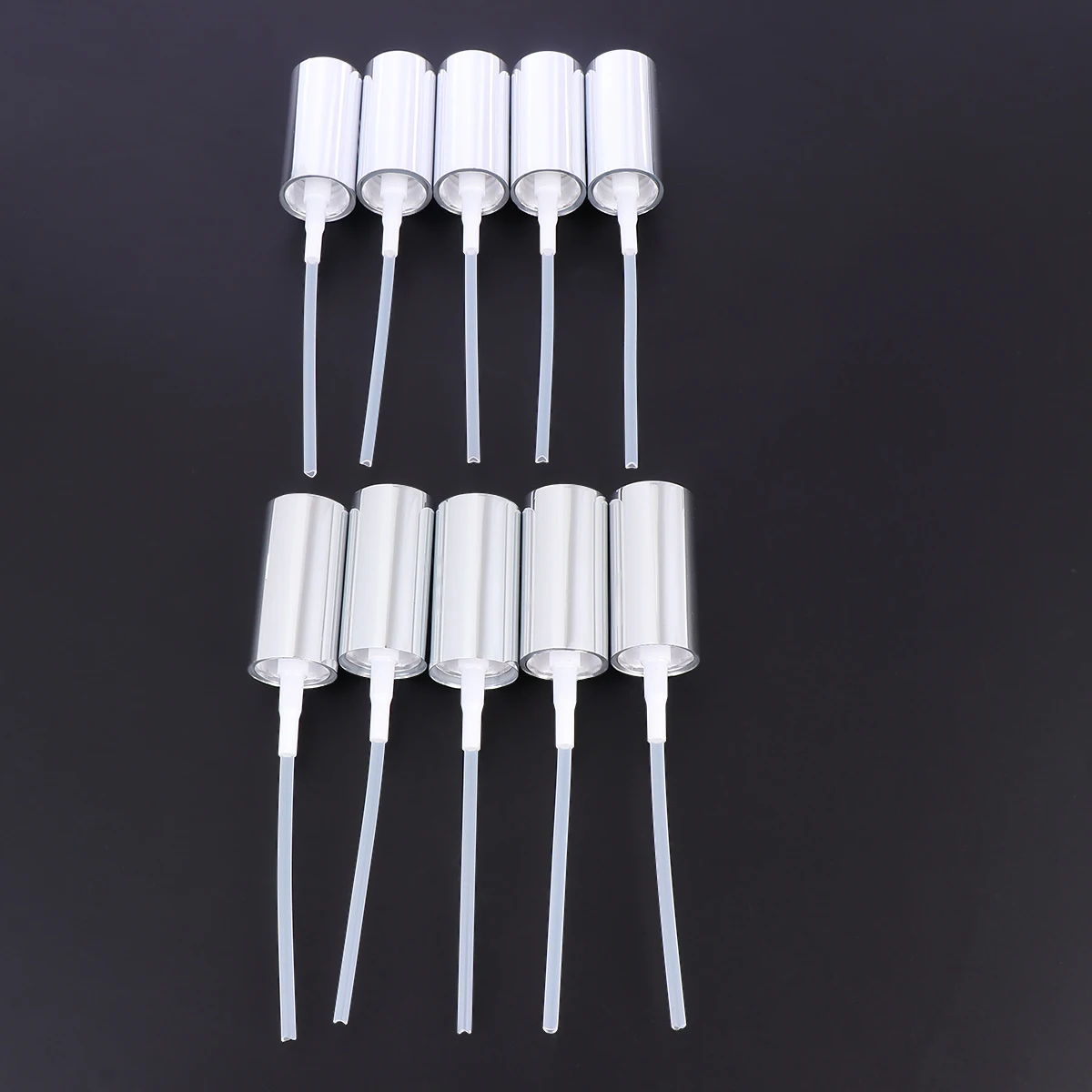 

10 Pcs Electrochemical Aluminum Spray Head Bottle Replacement Sprayer Mist Tops