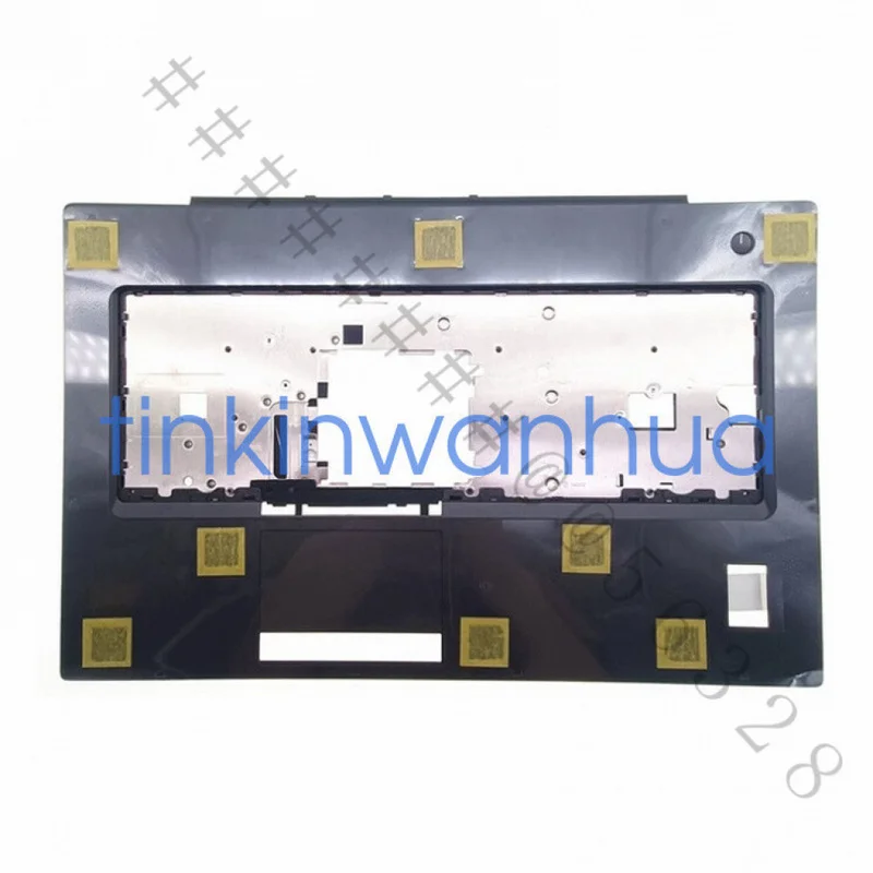 New C Shell Palm Rest With Large Fingerprint Hole R6F76 For Dell Precision 7730 7740 Laptop Upper Case Replacement Repair Part
