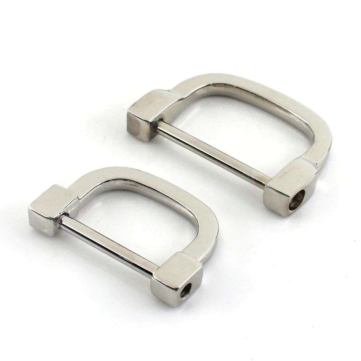 1PC Metal D-ring Buckle Shackle Screw Clasp Pin Joint Connecter Leather Craft Bag Strap Parts Accessories