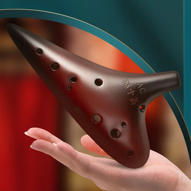 

12 Holes Beginner Ocarina Adult Students Playing AC Ocarinas Professional Performance Ocarina Portable Musical Instruments