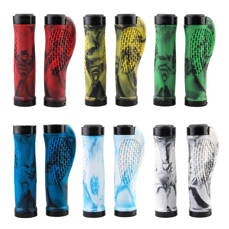 

Mountain Bike Handlebar Grip Bilateral Locks Cycling Handle Grips Easily Install