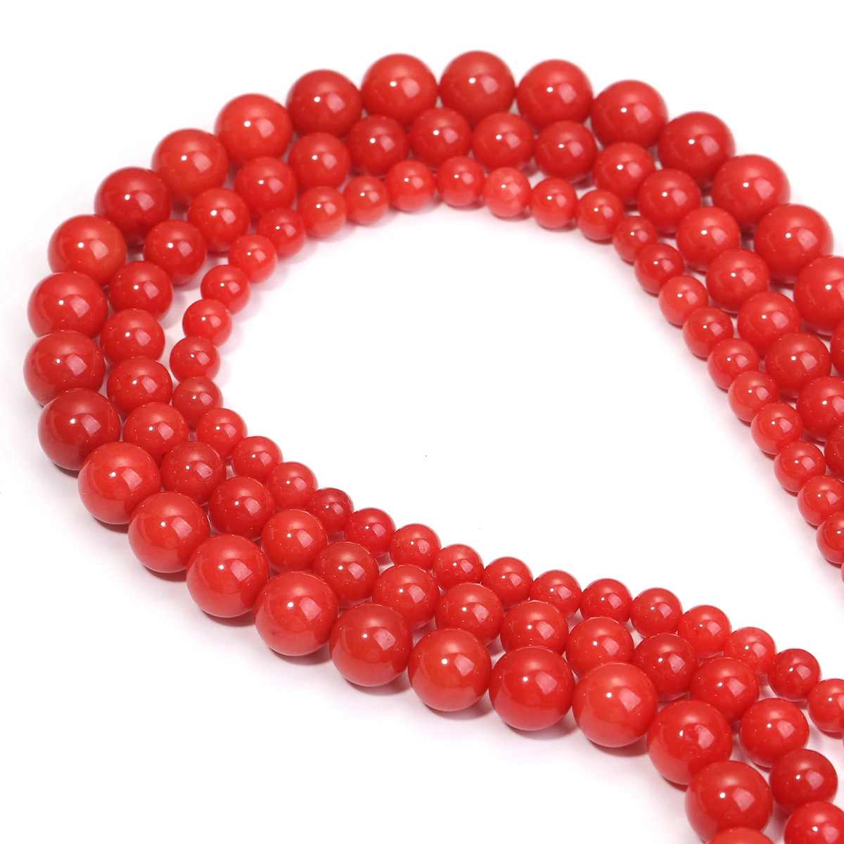 

Colored Southern Red Agate Loose Beads Men's and Women's Bracelets Necklaces Earrings Accessories 6/8/10mm Dropshiping Wholesale