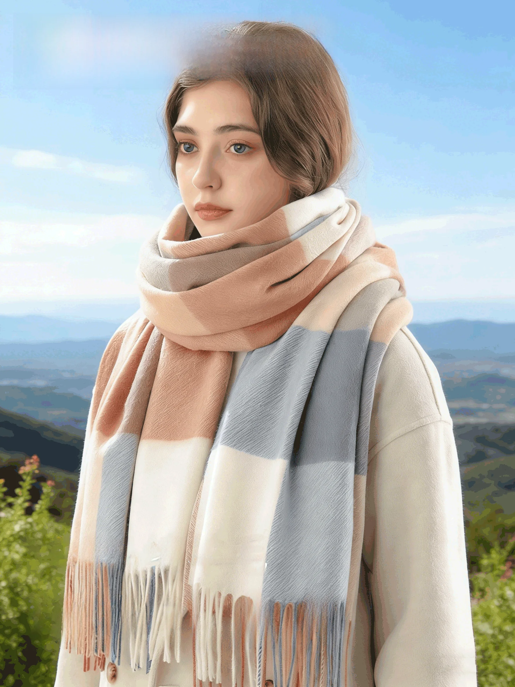 sciarpa-di-pura-lana-da-donna-invernale-thi-caldo-versatile-ne-warmer-oulder-wrap-confezione-regalo-ele-giapponese-sle-dettaglio-nappa