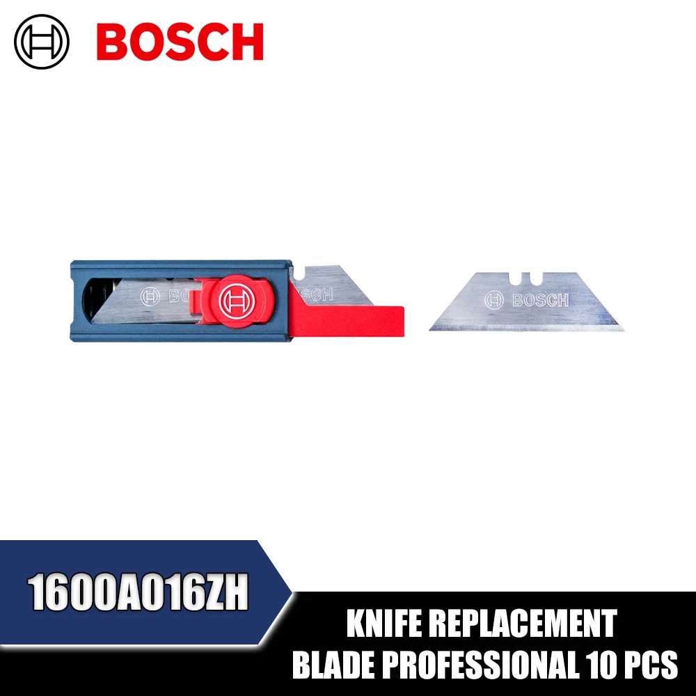 BOSCH 1600A016ZH Lame de rechange pour couteau professionnel 10 pièces