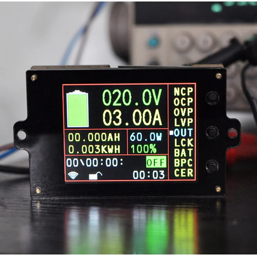 2.4 "สีไร้สายโวลต์มิเตอร์ DC80V/500V รุ่น C10s Compact 50A/100A/200A/300A/500A แอมป์มิเตอร์ Current Meter Power ความจุเมตร