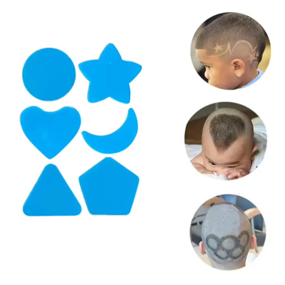 

6pcs Fashion Kids Hair Styling Tattoo Template Stencil DIY Trimmer Salon Barber DIY Hairdressing Model Styling Tools Hair Carved