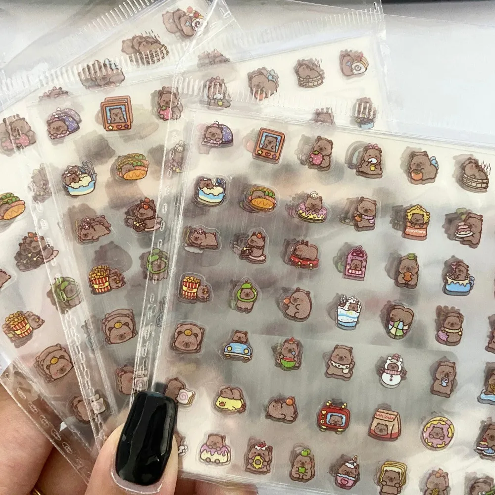 10 قطع من ملصقات الرسوم المتحركة اللطيفة على شكل دب - مثالية للمجلة والديكور DIY لتسجيل متجر YourLife #1