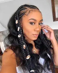 Braid Bead20pcs Cowry Shells In Your Braids hair Decorate Braids High Top Dreads Attach Shell Beads for braiding hair extensionn