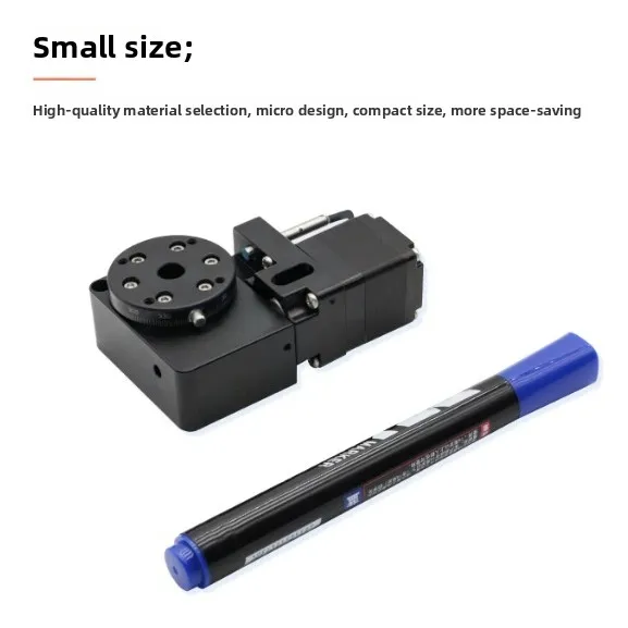 Miniature precision 28-step indexing disc electric optical rotating table high precision, with integrated drive