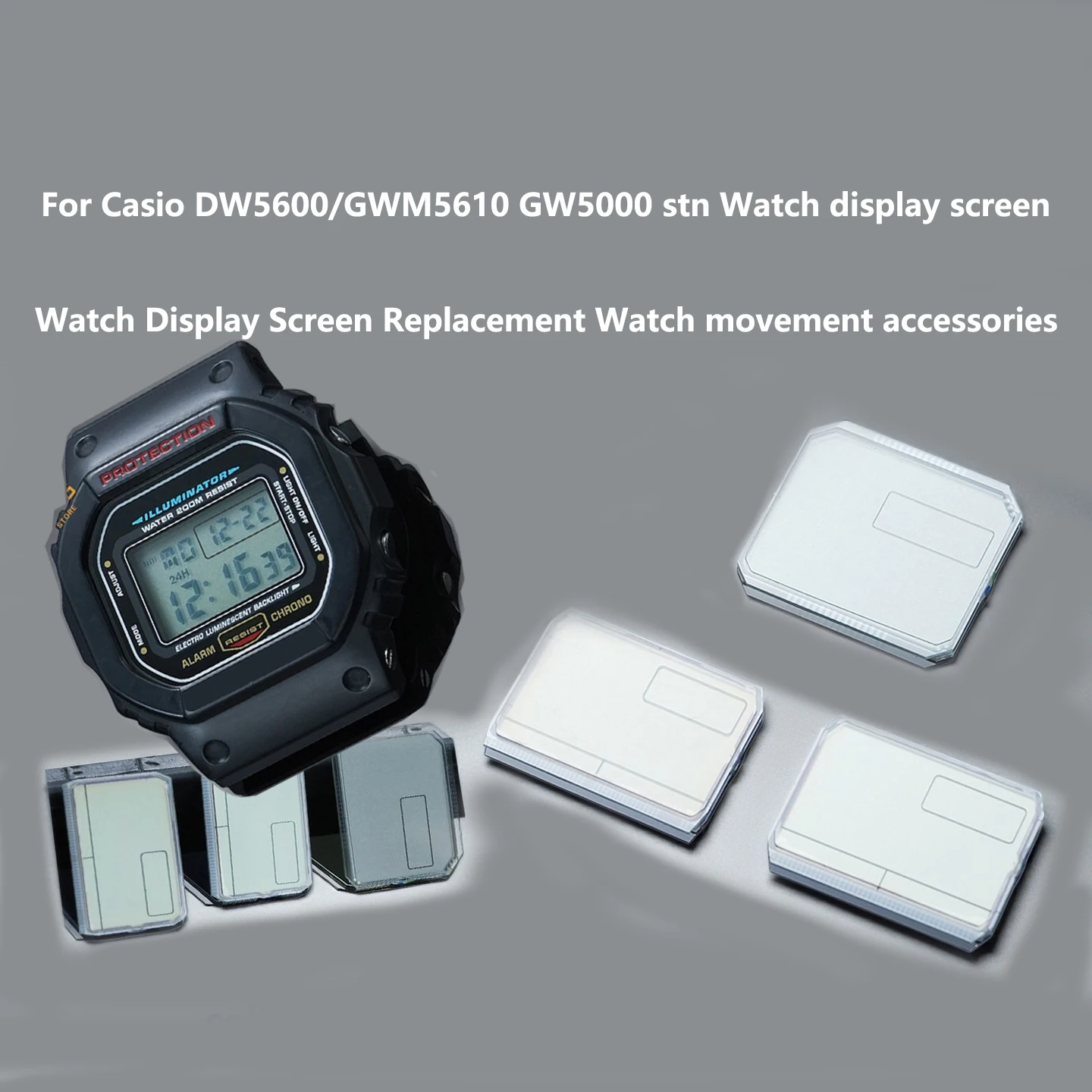 

Дисплей для часов Casio DW5600/GWM5610 GW5000stn, высококачественный сменный экран для часов, аксессуары для механизма часов