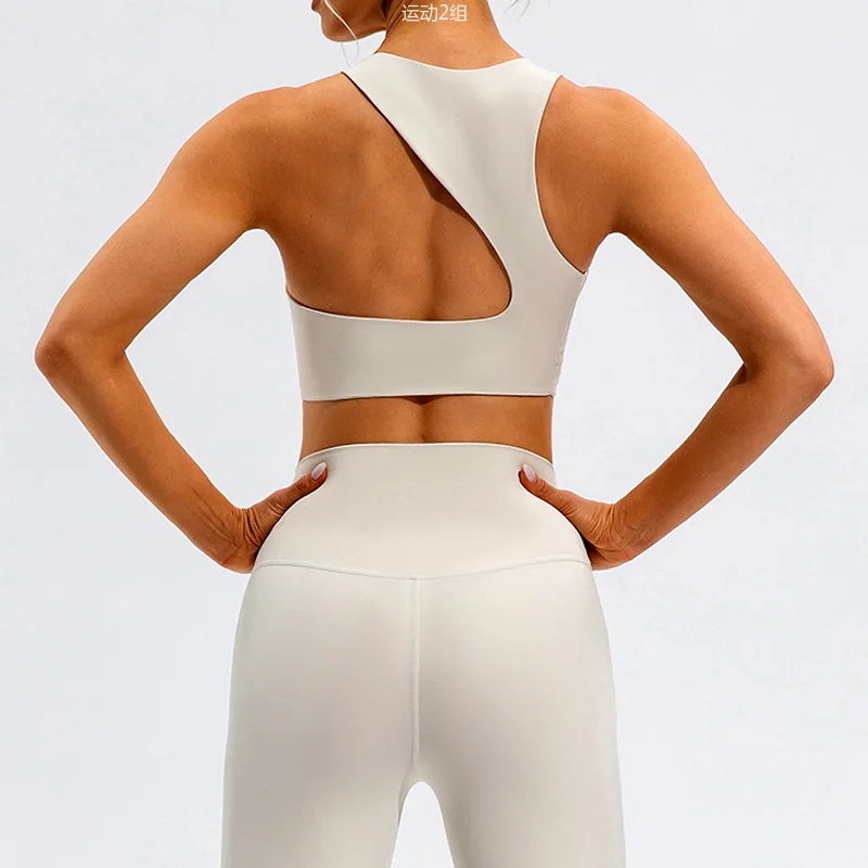 European and American yoga suit high waist and thin running sports beautiful back fitness suit tight