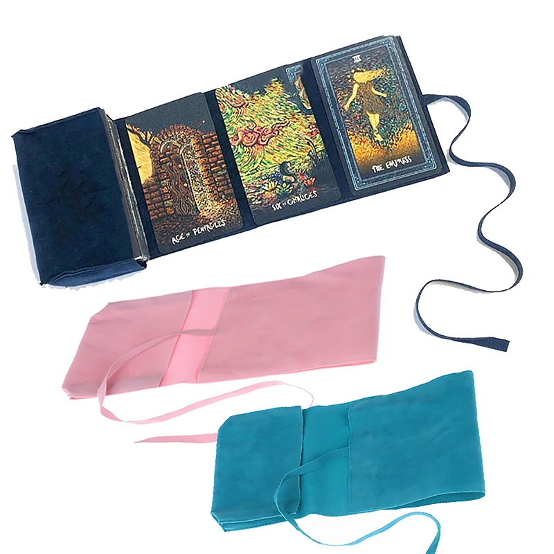 1Pc  Pouch Cards Storage Bag Cloth Witch Divination Jewelry Astrology Dice Bag Game  Storage Bag Accessories