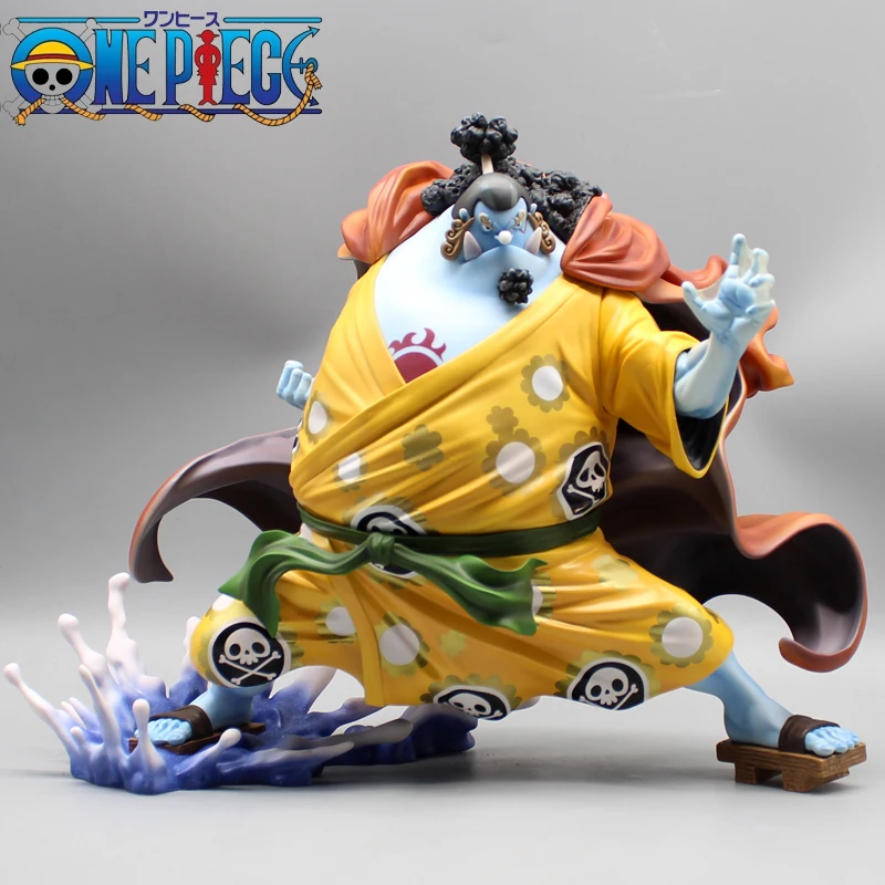 25cm Anime One Piece Figures GK Jinbe Action Figures Oka Shichibukai PVC Model Collection Ornament Toys Desktop Decoration Gifts