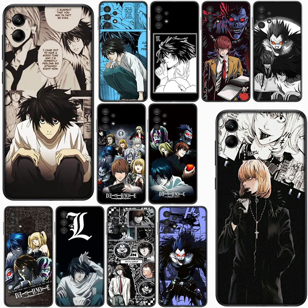 Чехол L Mello Death Note Lawliet для Motorola Moto E13 E20 E32 G20 G22 G23 G32 82 G9 G8 G7 Power Play Plus G41 G52 G30 G71 E22