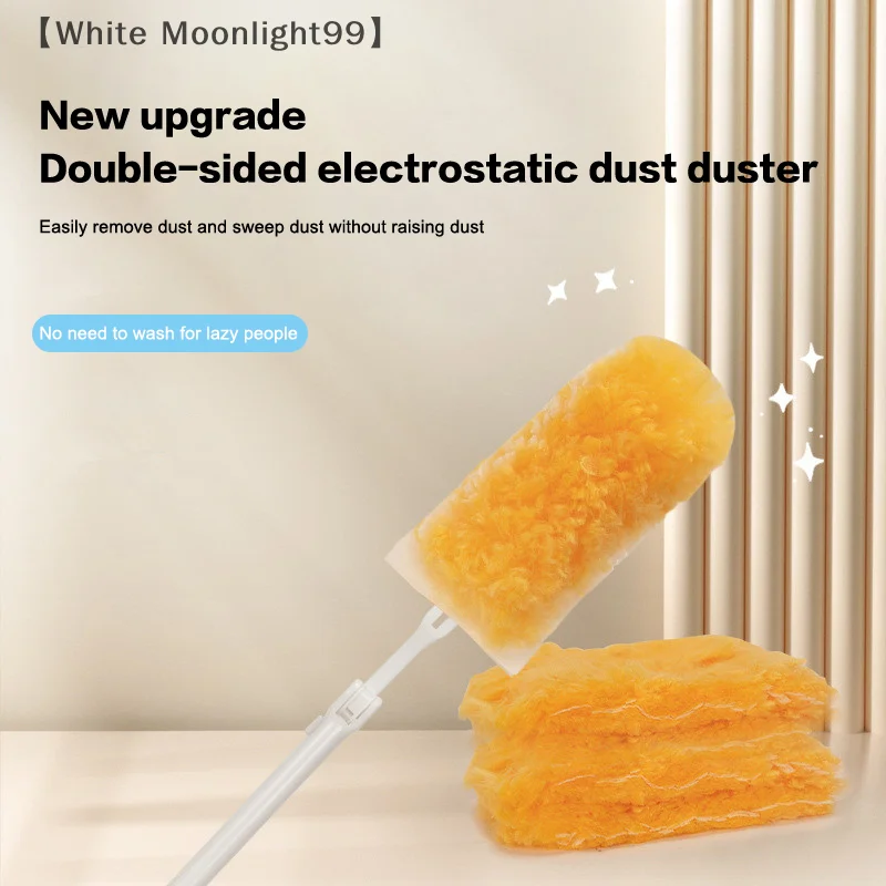 Double Sided 360 ° Electrostatic Dust Duster Disposable Replaceable Cleaning Brush For Large-scale Cleaning Of Dust