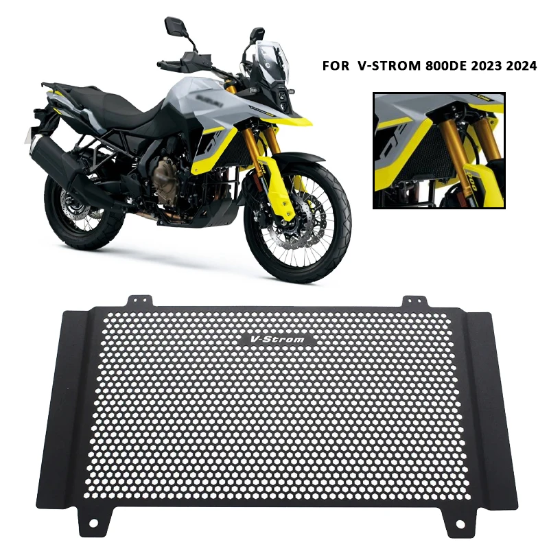 

NEW 2024 VStrom 800DE Motorcycle Radiator Grille Guard Grill Cover Protector For Suzuki V-STROM 800 DE 800DE VSTROM 800DE 2023-