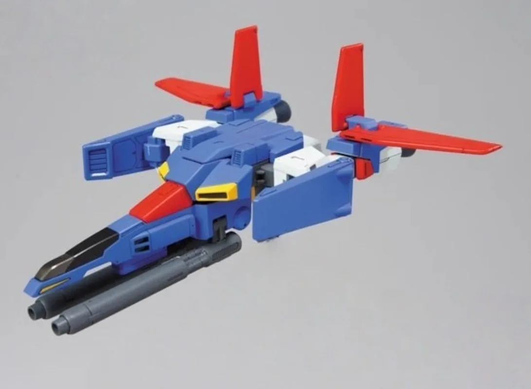 Bandai Original genuino HG 1/144 MSZ-010 ZZ GUNDAM figuras de acción de Anime juguetes niños niñas niños regalo montaje modelo adornos