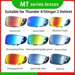 Original Helmet Visor Shield for MT THUNDER 4 SV STINGER 2 Black MT V-28B Motorcycle Helmet Lens Windshield Part Accessories