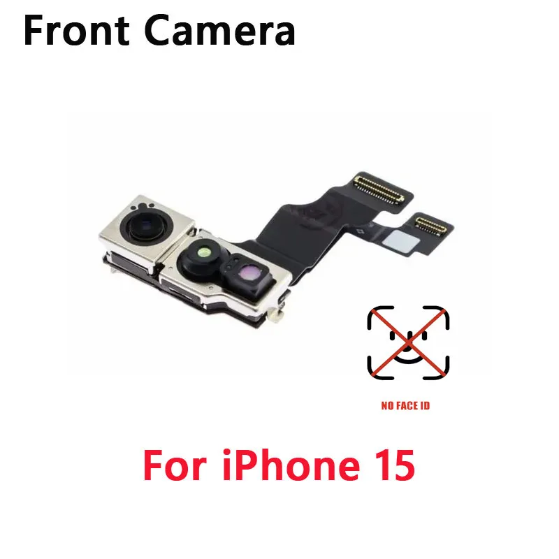 Front Camera For iPhone 15 16 Plus 15 16 Pro 15 16 Pro Max Front Camera Replacement Test Clear Focus Clear Parts