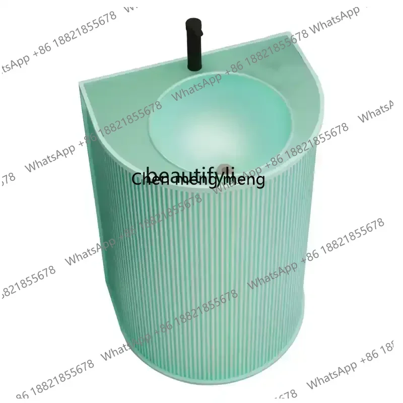 Hot sales  Column wash basin Color lamp personalized wash basin Commercial pool BBQ bar Industrial wind wash basin