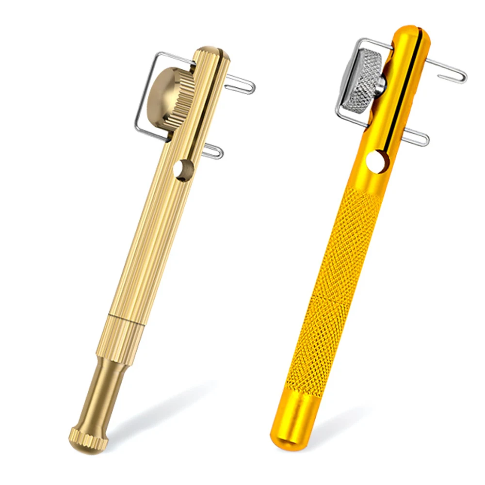 Schnelles automatisches Angelhaken-Tyer aus Aluminiumlegierung, schnelles doppelköpfiges Nadelbindegerät für einfache Knoten, Salzwasser-Köder, Riggi – Detail 8