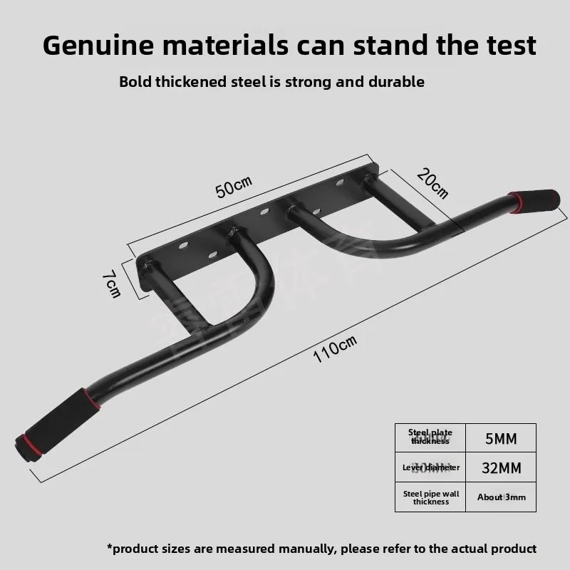 

[Thickened Non-slip Foam] Horizontal Bar Wall Door Indoor Outdoor Home Sports Fitness Horizontal Bar