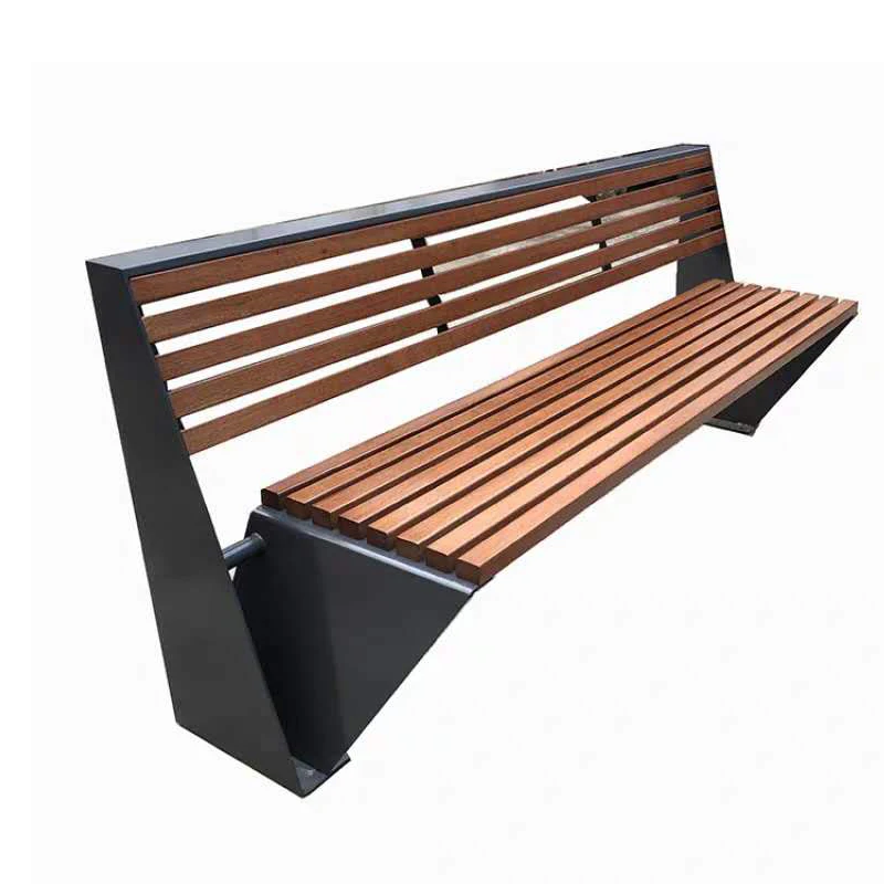 

2020 Years Newest Public Furniture Garden Public Outdoor Chair Table Benches Solid Wood Patio Benches