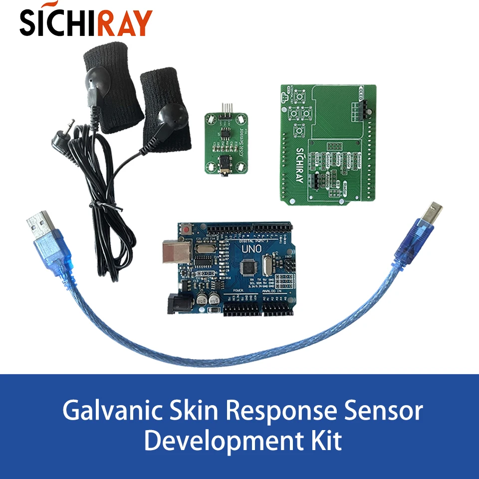 

Galvanic Skin Response Sensor Kit for Arduino Measurable Psychology Testing Healthy GSR Biofeedback 2023 New Free Shipping