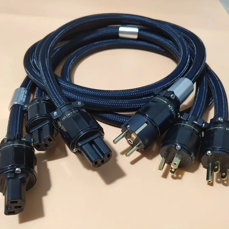 Alpha Series Ps-950 Fp-3ts20 OCC Power Cord US/EU/UK Standard CD Amplifier Speaker Hi End Power Cable From Japan