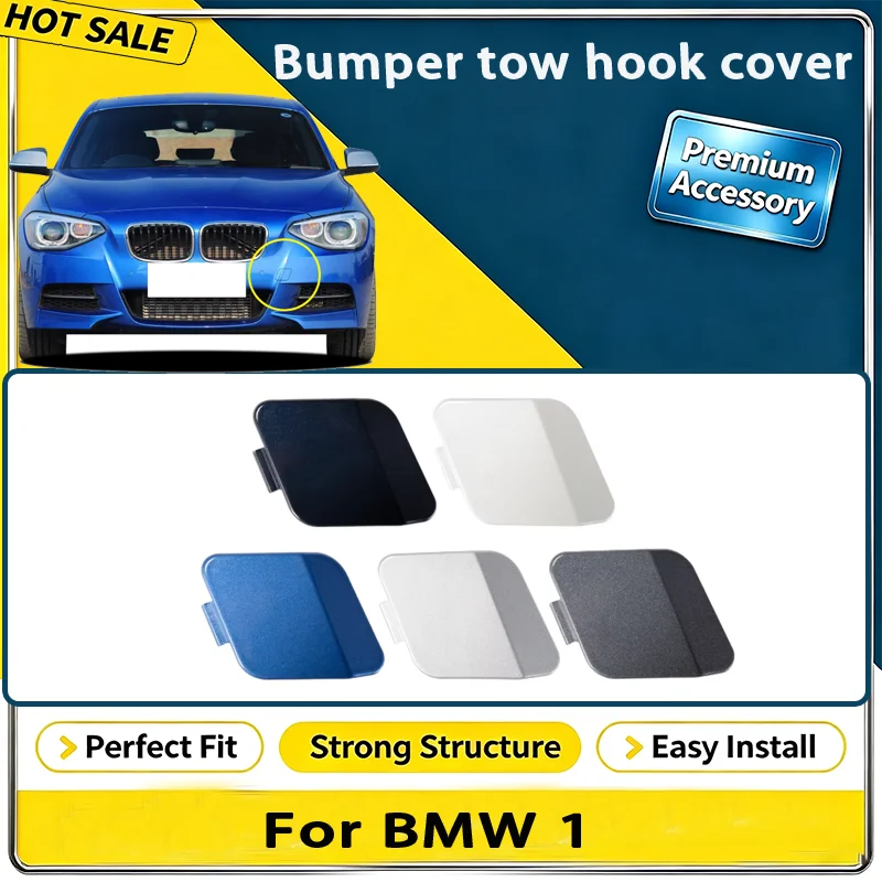 For BMW 1 Series M Sport F20 Sedan F21 Wagon 114i 116d 2012 2014 Front Bumper Tow Hook Cap Towing Eye Cover 51118053828 Car Acce