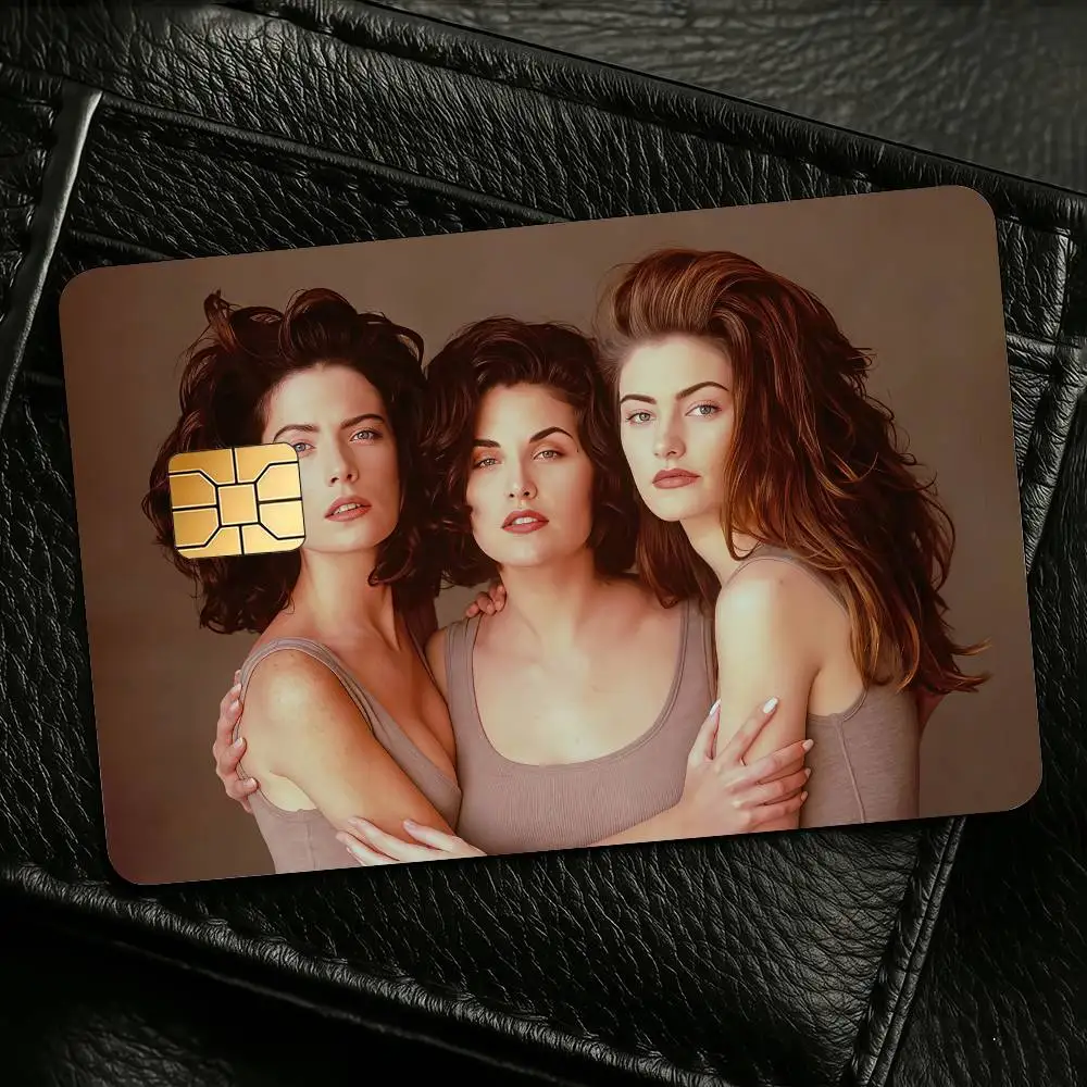 TV Twin Peaks Credit Skin Cover Card Stickers 4PCS Film Bus Pass Front Decoration Bank Debit Waterproof