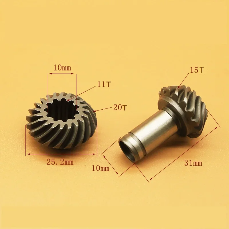 26mm 28mm 9 Teeth Gear Case Box shaft Set For Brush Cutter Grass Trimmer Cutter