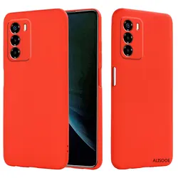 For ZTE Blade V40 Vita Case Liquid Silicone Soft Shockproof Full Protection Back Cover for ZTE Blade V30 V40 Vita Capa Fundas