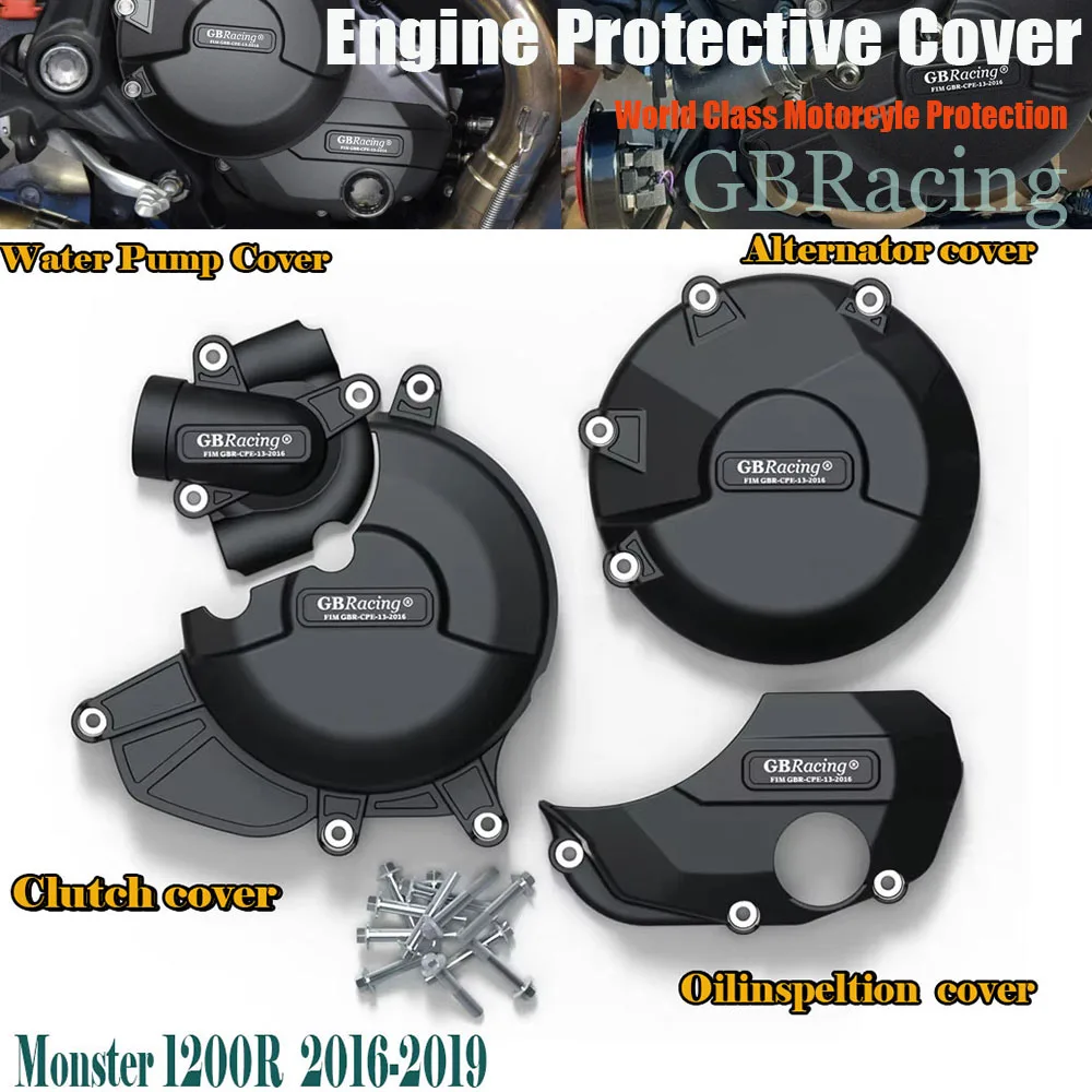 

Комплексная защита и износостойкость, комплект защиты крышки двигателя мотоцикла для Ducati MONSTER 1200R 2016-2019