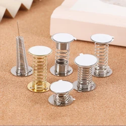10pcs Toy Dashboard Spring Base Toy Accessories 2.5cm Head Swing Dashboard Shaking DIY Replacement Springs Bases