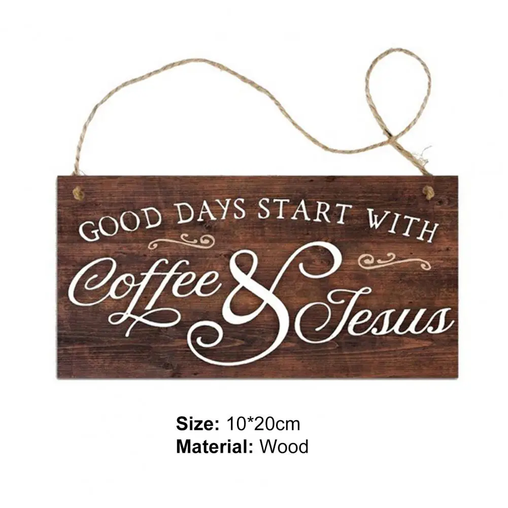 10*20 سنتيمتر تسجيل اللوحة الزخرفية السلس حافة عناصر القهوة الخشبية الباب قلادة خمر نمط نادي تسجيل لمتجر المطبخ مقهى #6