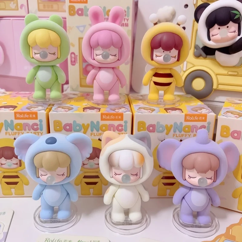 

Babynanci Party Series Blind Box Adorable Healing Desktop Ornaments Moveable Cute Gift Trendy Collectible Toys & Hobbies