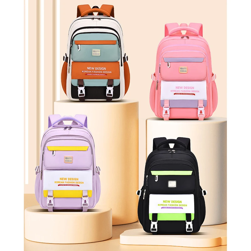 Ultra-light schoolbag for grades 1-6, lightweight and portable children's large capacity backpack