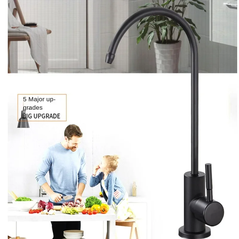 304 Stainless Steel Kitchen Water Purifier, Single Cooling Rotatable Water Purifier, Direct Drinking Water Faucet image 3