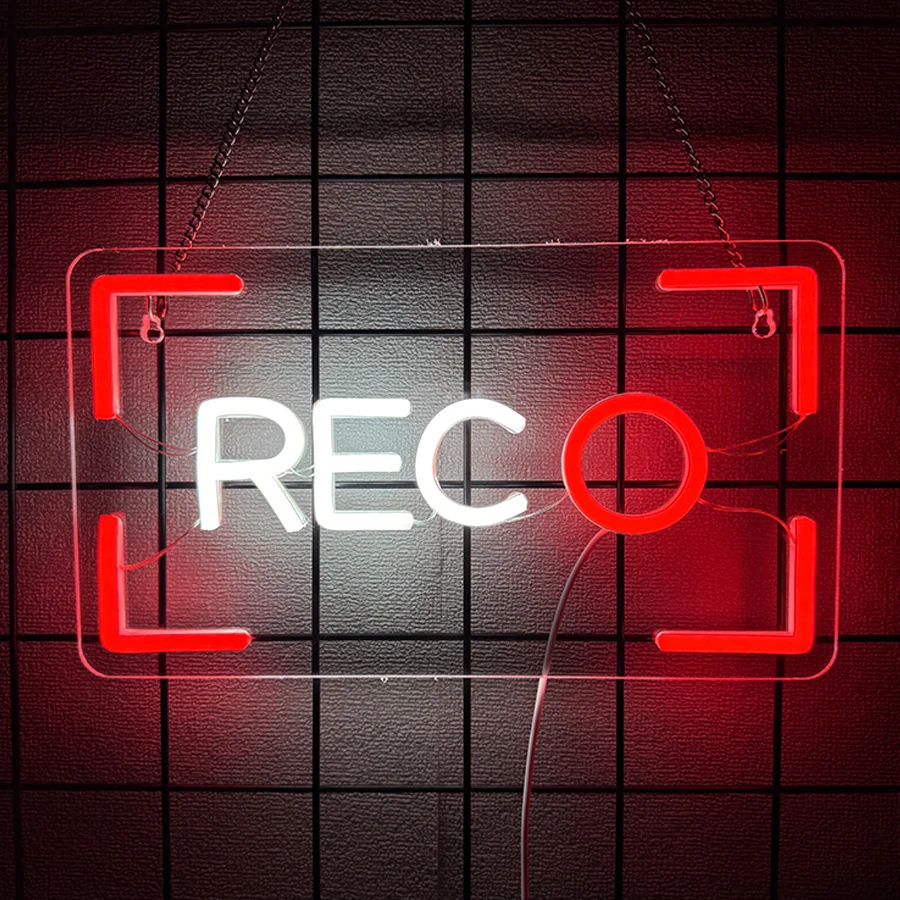 Party Games Stream - REC Neonbord voor wanddecoratie, verlicht bord